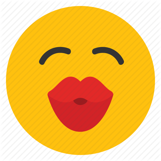 Kiss Smiley Transparent Image PNG Image