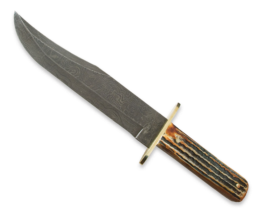 Damascus Bowie Knives PNG Image