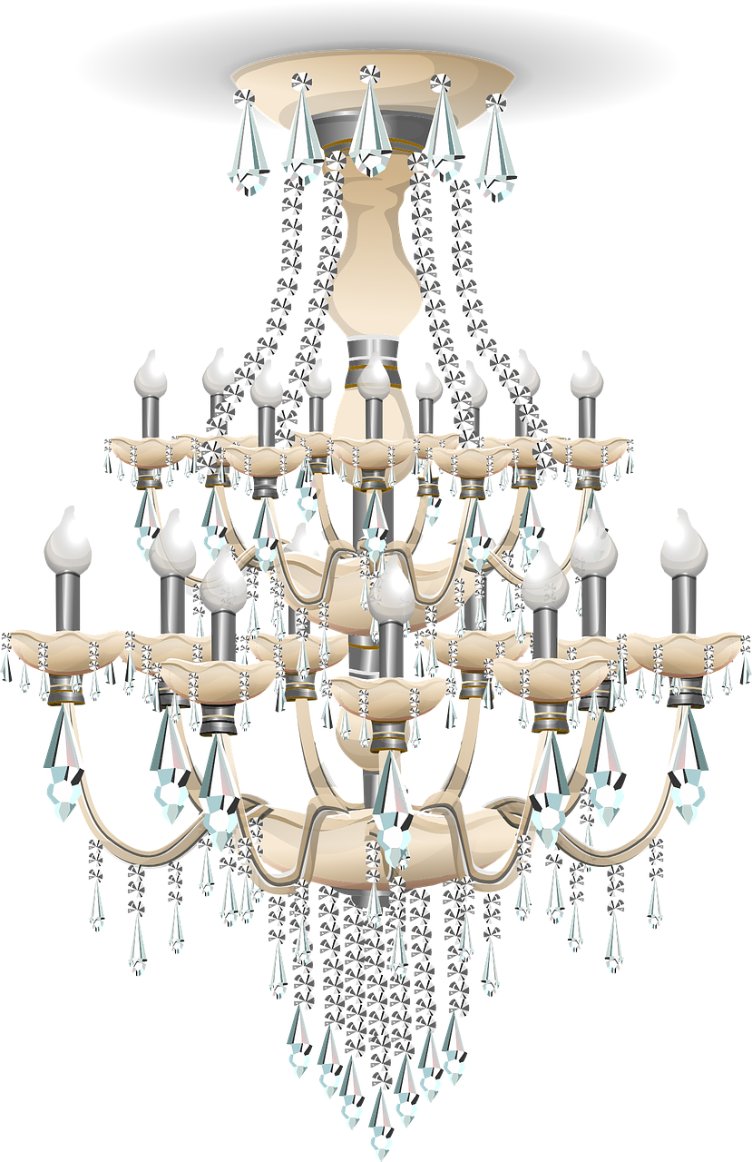 Crystal Ceiling Lamp Free PNG HQ PNG Image
