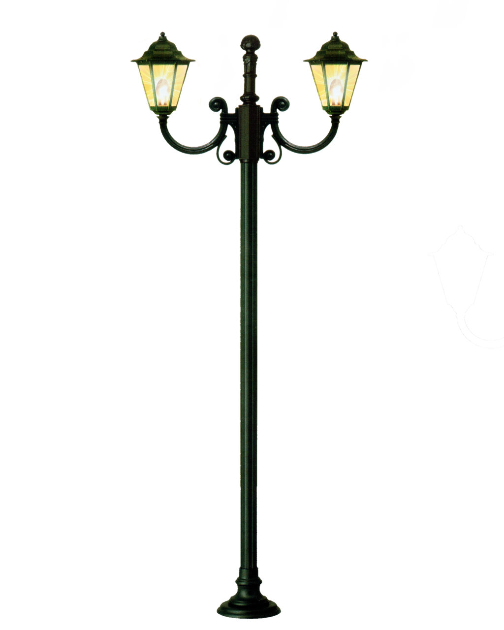 Cartoon Lamp Post Light PNG Image