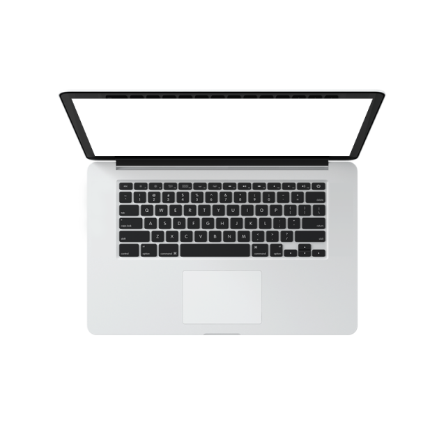 Picture Laptop Top View Free Clipart HQ PNG Image