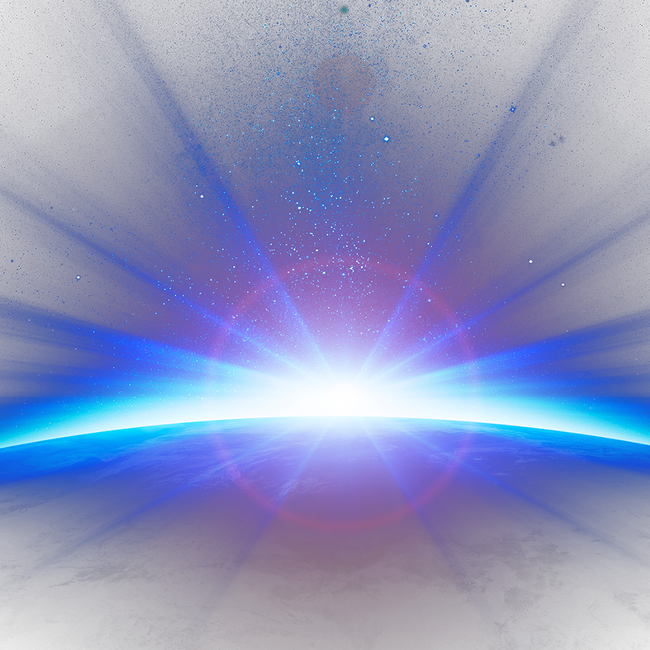 Blue Beautiful Atmosphere Light Wallpaper Sky Effect PNG Image