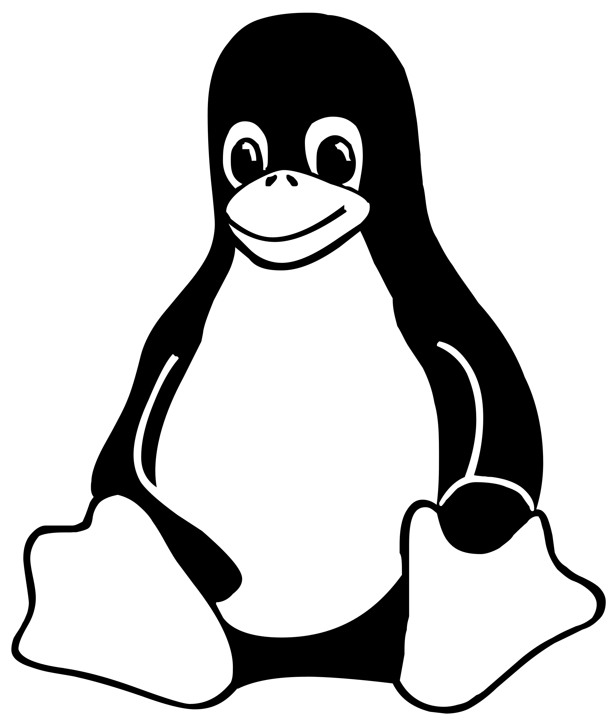 Linux logo PNG Image