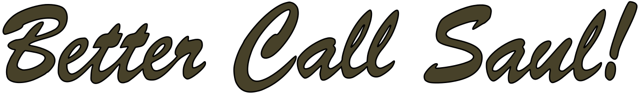 Better Logo Call Saul Free Download PNG HD PNG Image