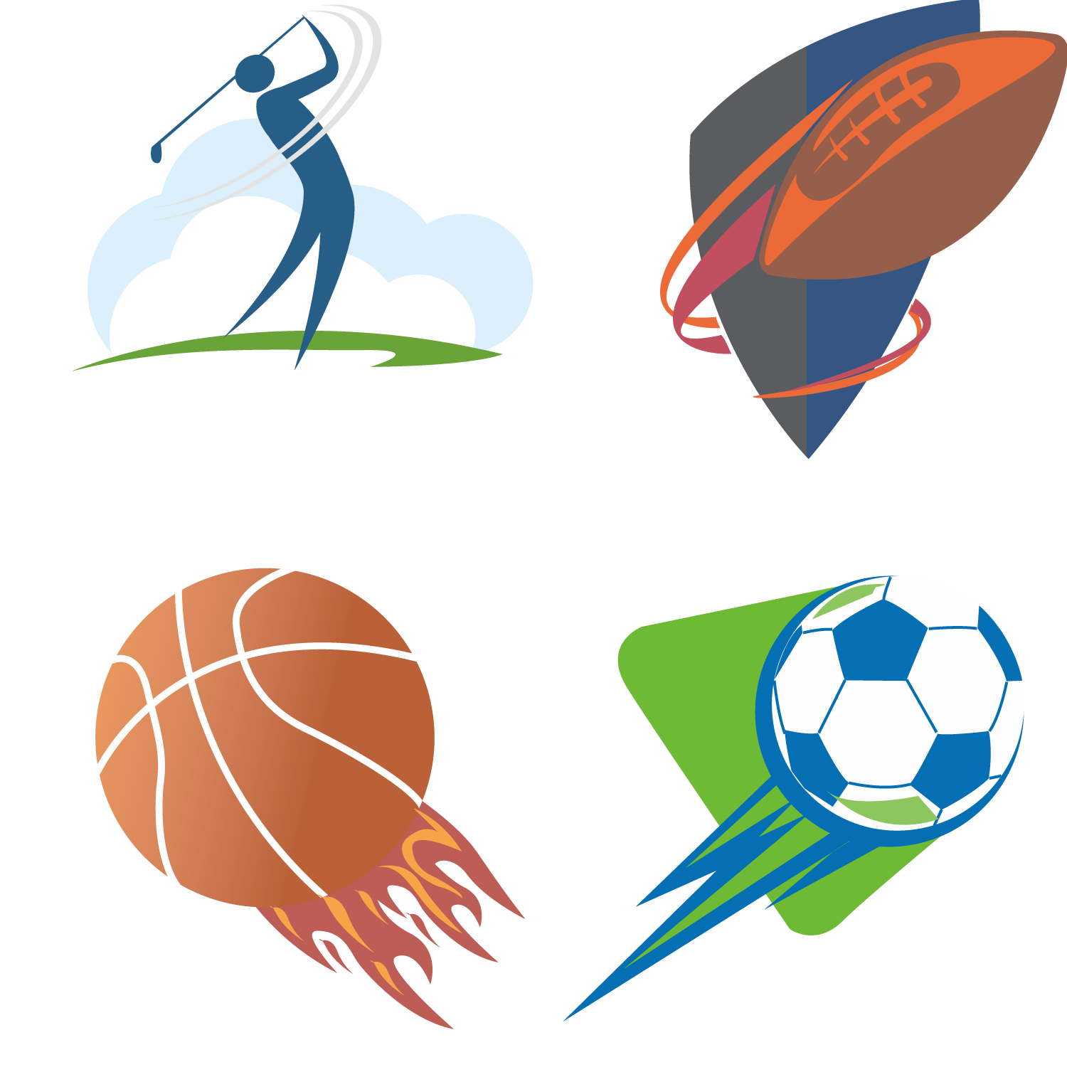 Vector Logo Sport Golf Sports Free Download Image PNG Image