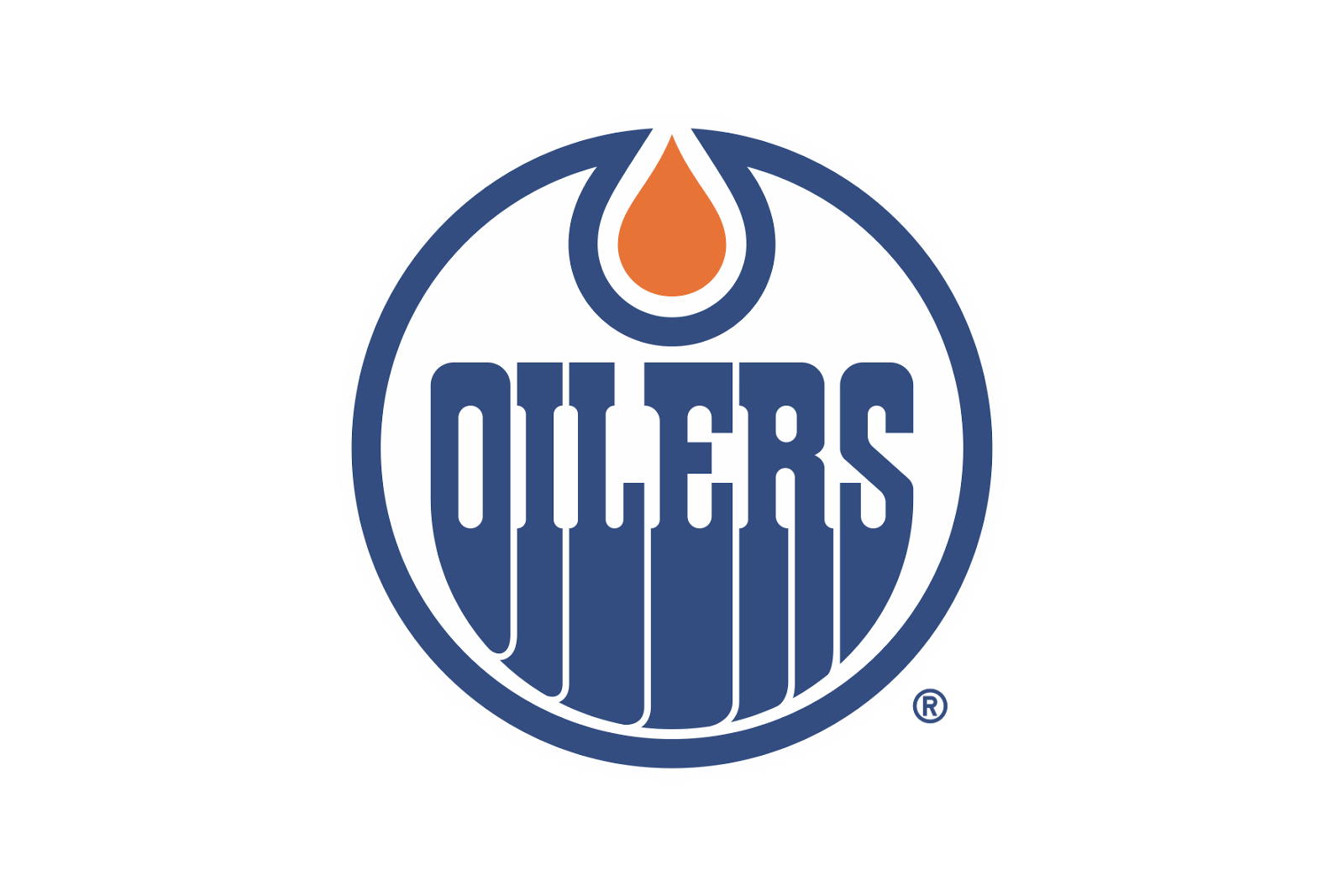 Logo Edmonton Oilers Text Free HD Image PNG Image