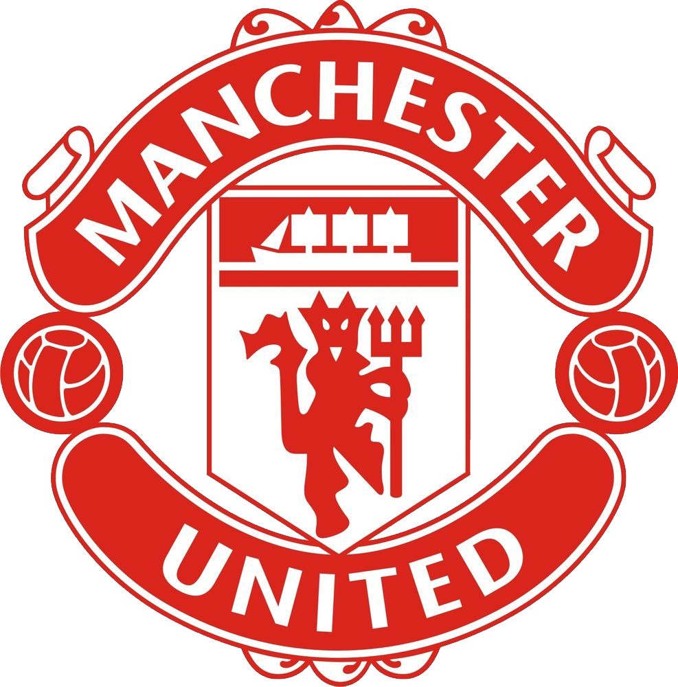 United Old Text Manchester Logo Trafford Red PNG Image