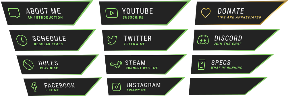 Media Brand Label Streaming Template Twitch PNG Image