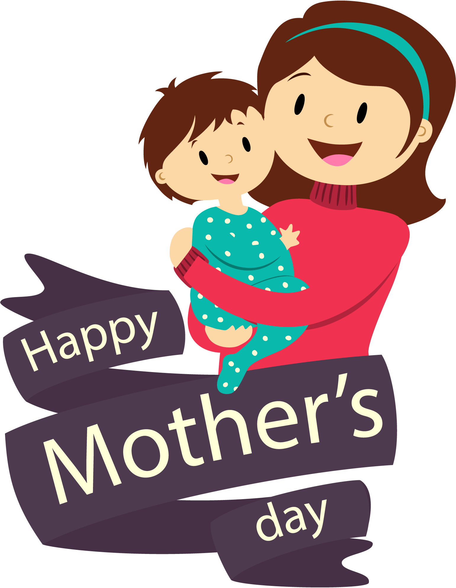 Mothers Text Mother Facial Child Expression Day PNG Image