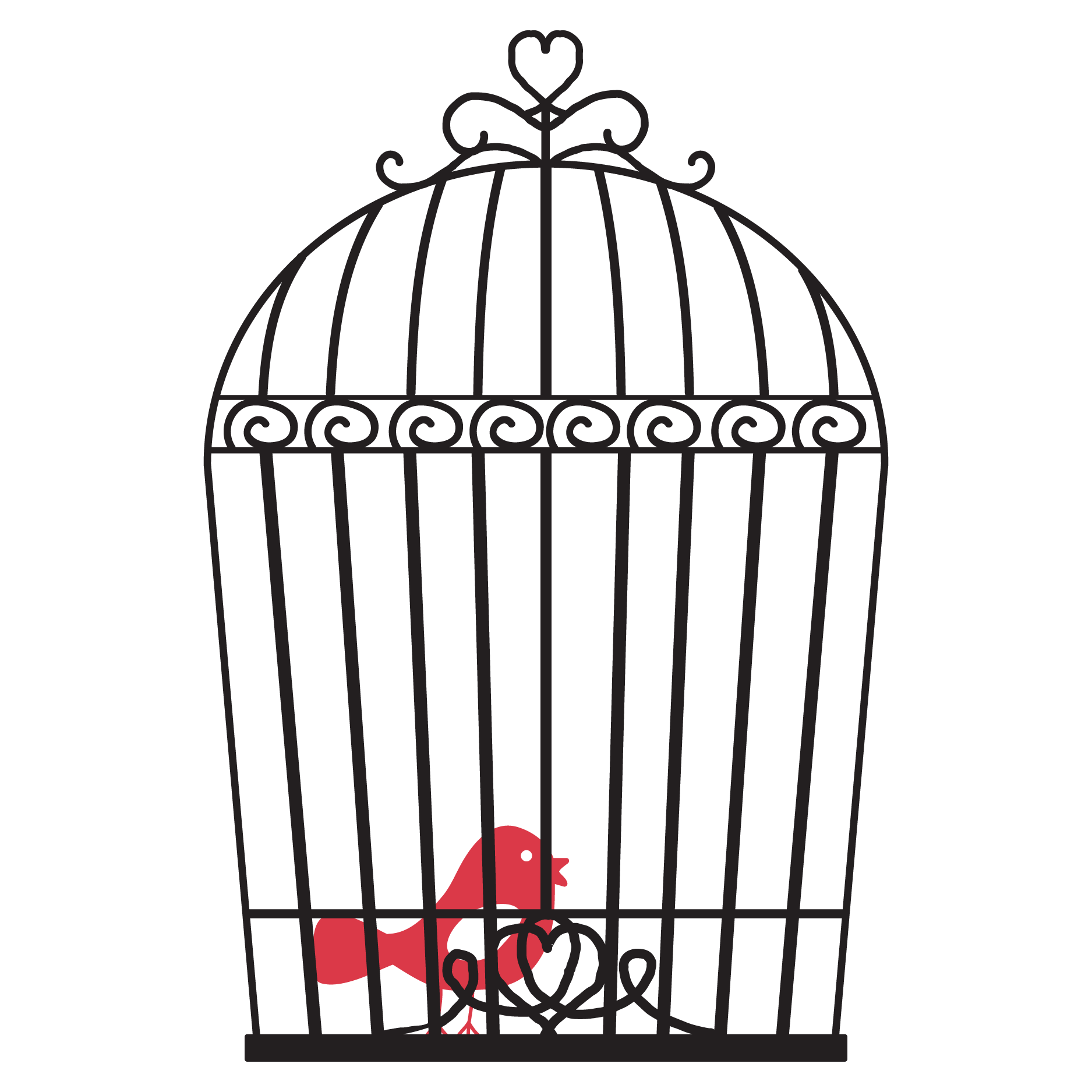 Caged Bird HD Download Free Image PNG Image