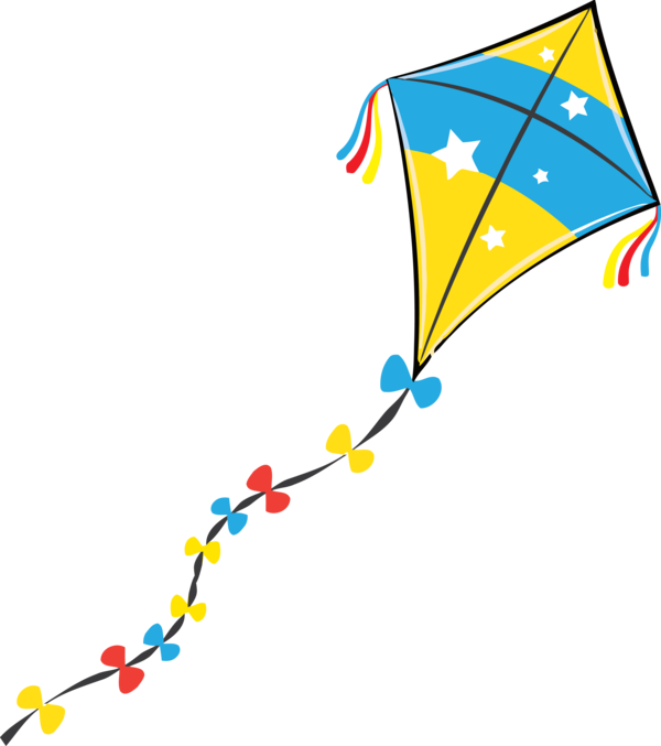 Makar Sankranti Line Kite For Flying Lanterns PNG Image
