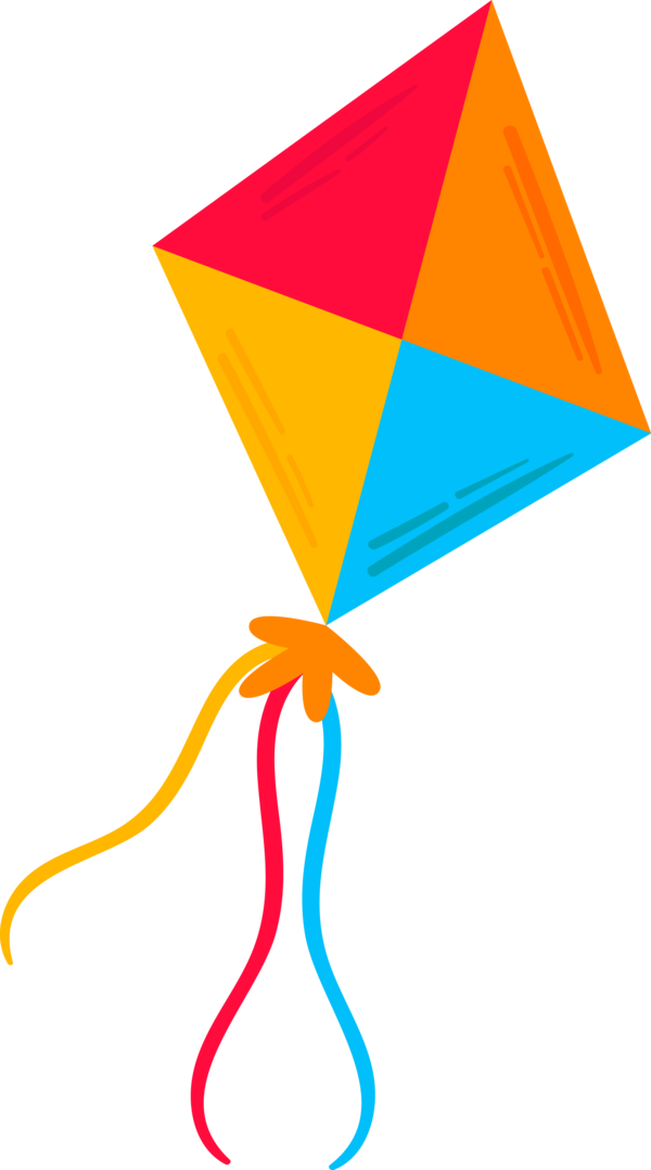 Makar Sankranti Line Triangle Cone For Happy Resolutions PNG Image