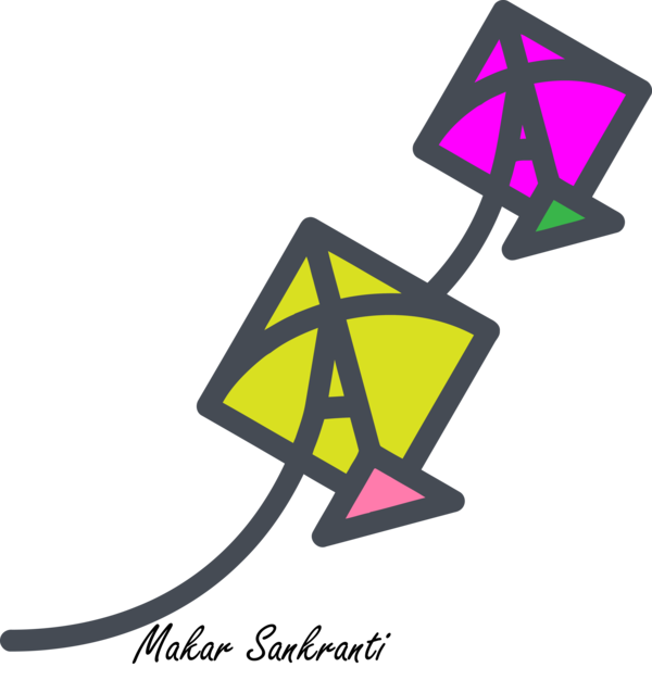 Makar Sankranti Sign Triangle Symbol For Happy Goals PNG Image