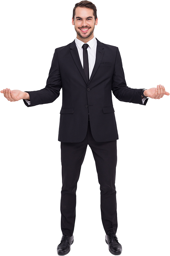 Standing Man Business Formal PNG File HD PNG Image