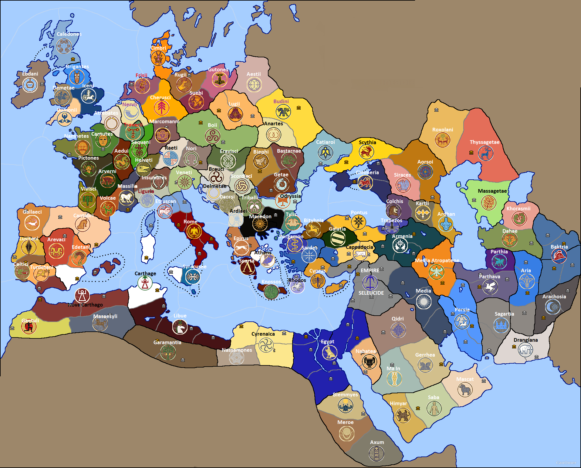 Map Art Medieval Ii Rome Total War PNG Image