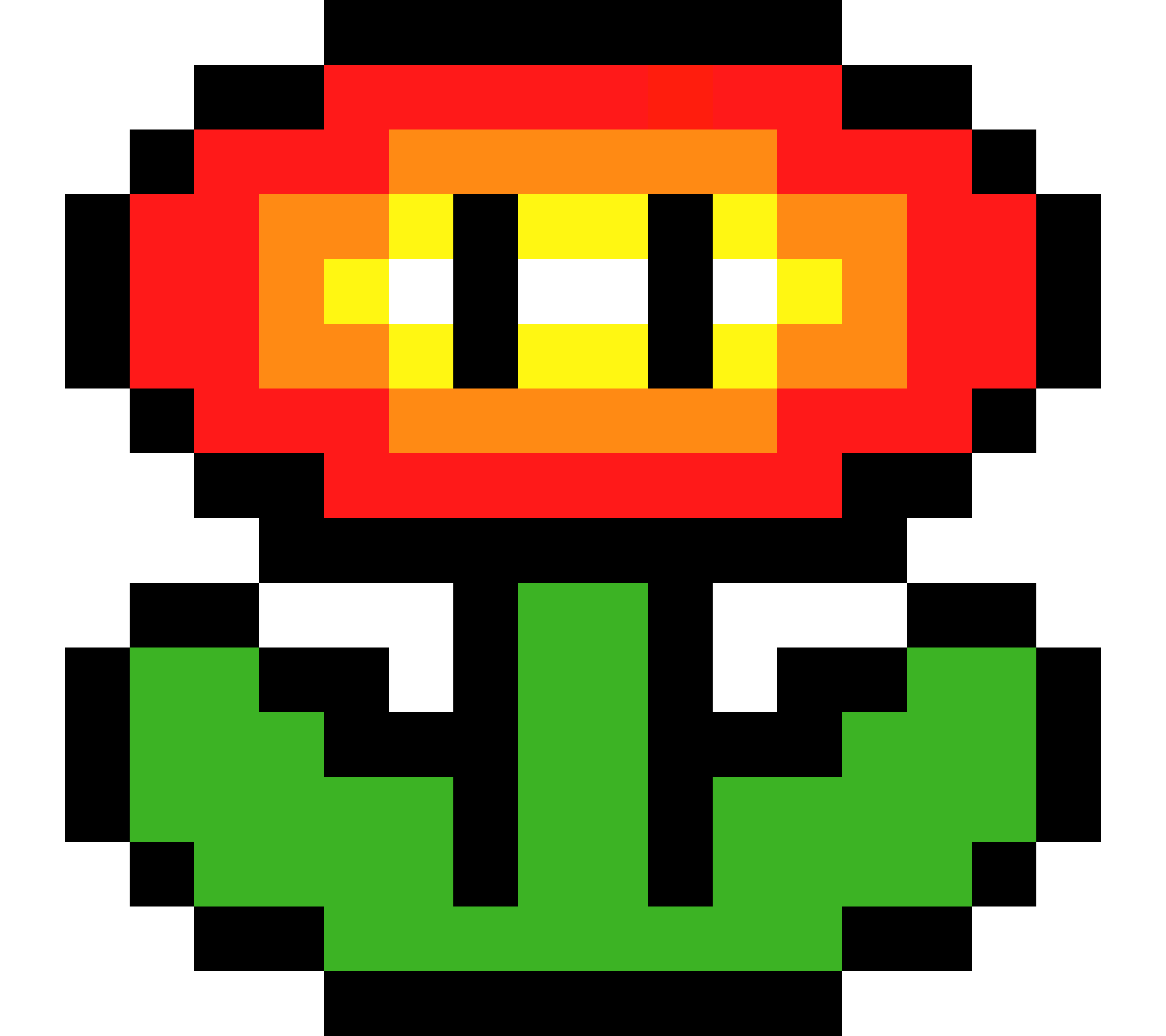 Flower Art Symmetry Area Mario Pixel PNG Image