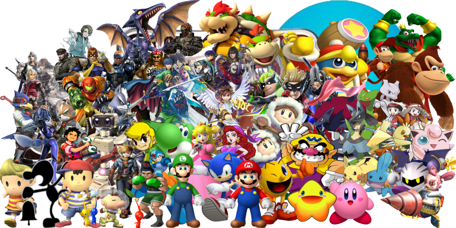 Smash Toy Art For 3Ds Bros PNG Image