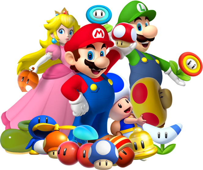 Mario Toy Super Stuffed Bros Free HD Image PNG Image