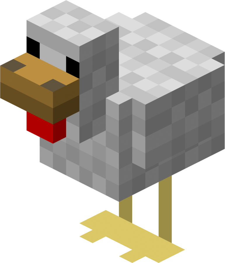 Minecraft Chicken Png PNG Image