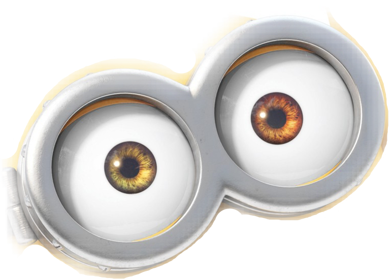 Minion Eyes Free Clipart HQ PNG Image