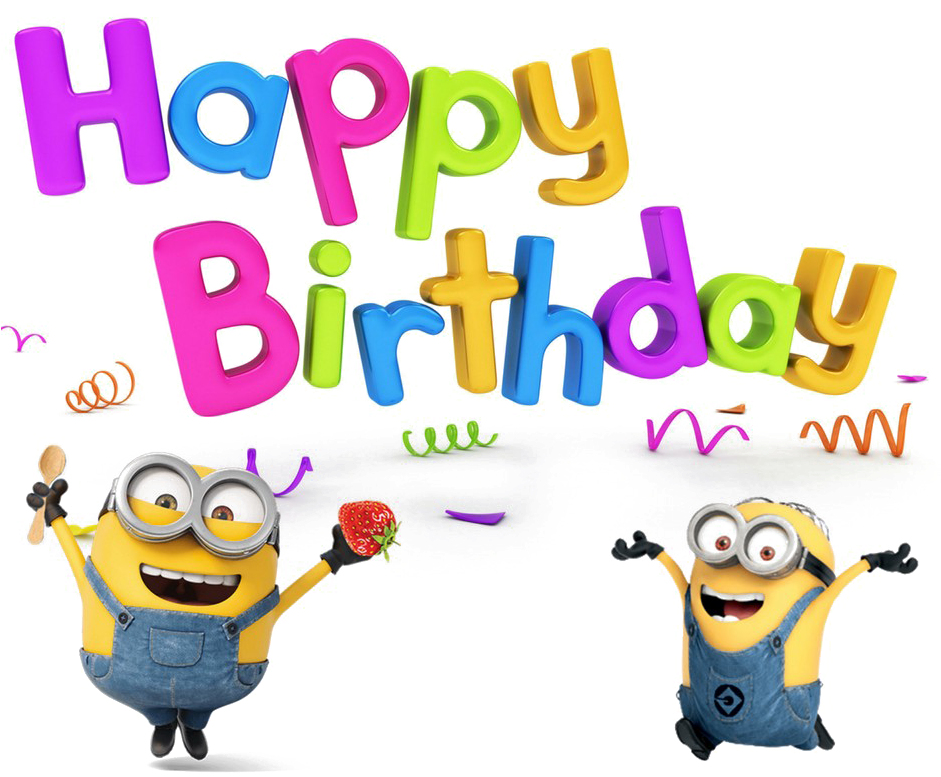Birthday Minions Free PNG HQ PNG Image