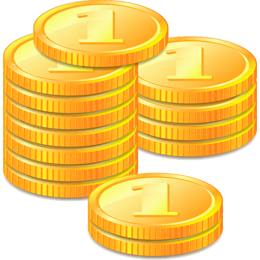 Money Coins Stack Golden Download HD PNG Image