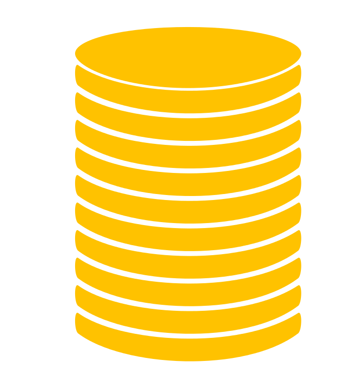 Coin Stack Transparent PNG Image