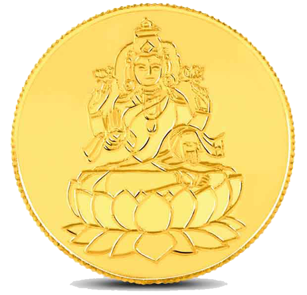 Lakshmi Gold Coin Transparent PNG Image