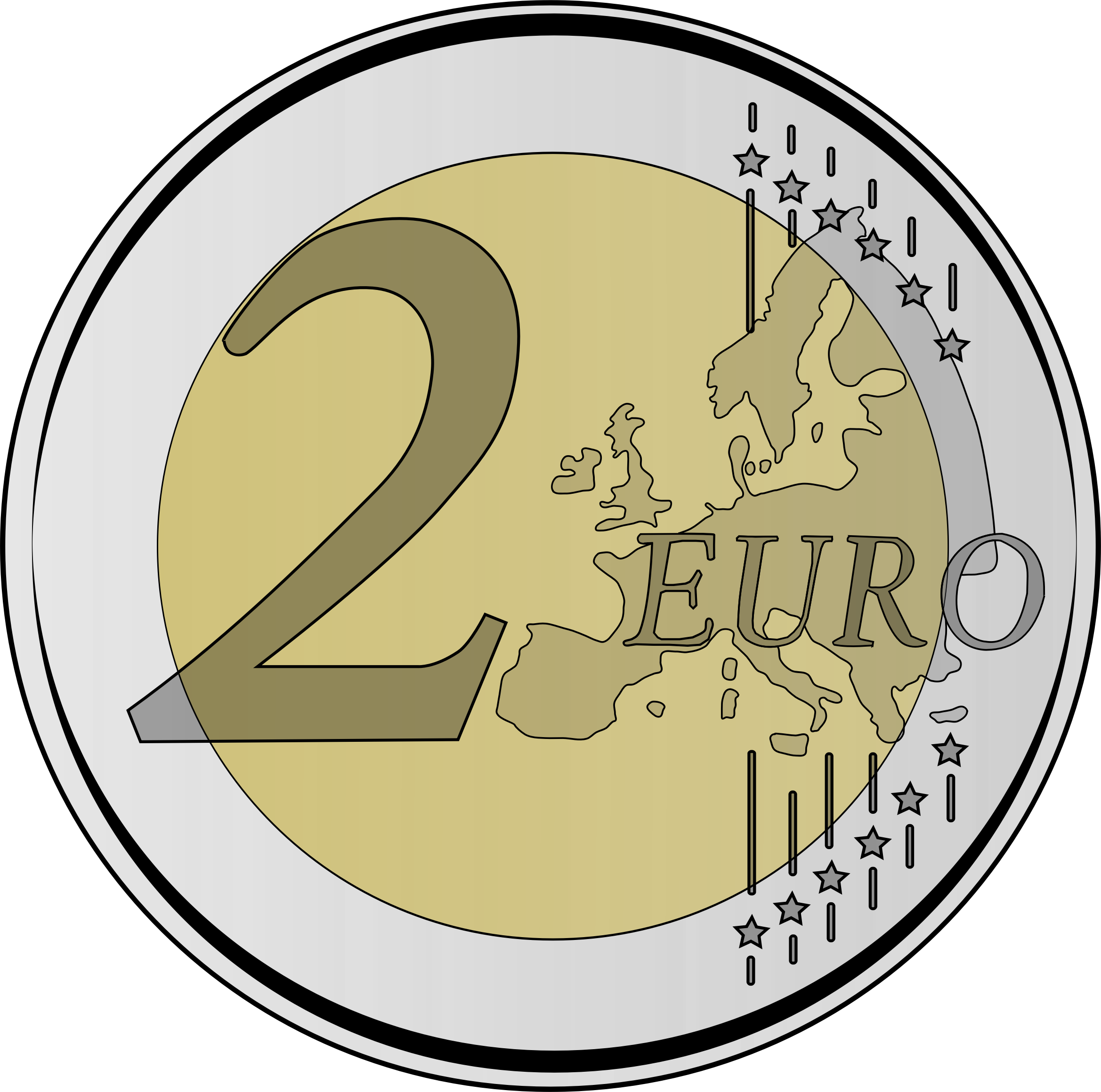Euro Coin File PNG Image