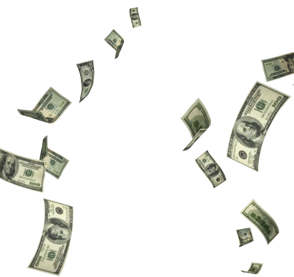 States Money Falling United Dollar PNG Image High Quality PNG Image