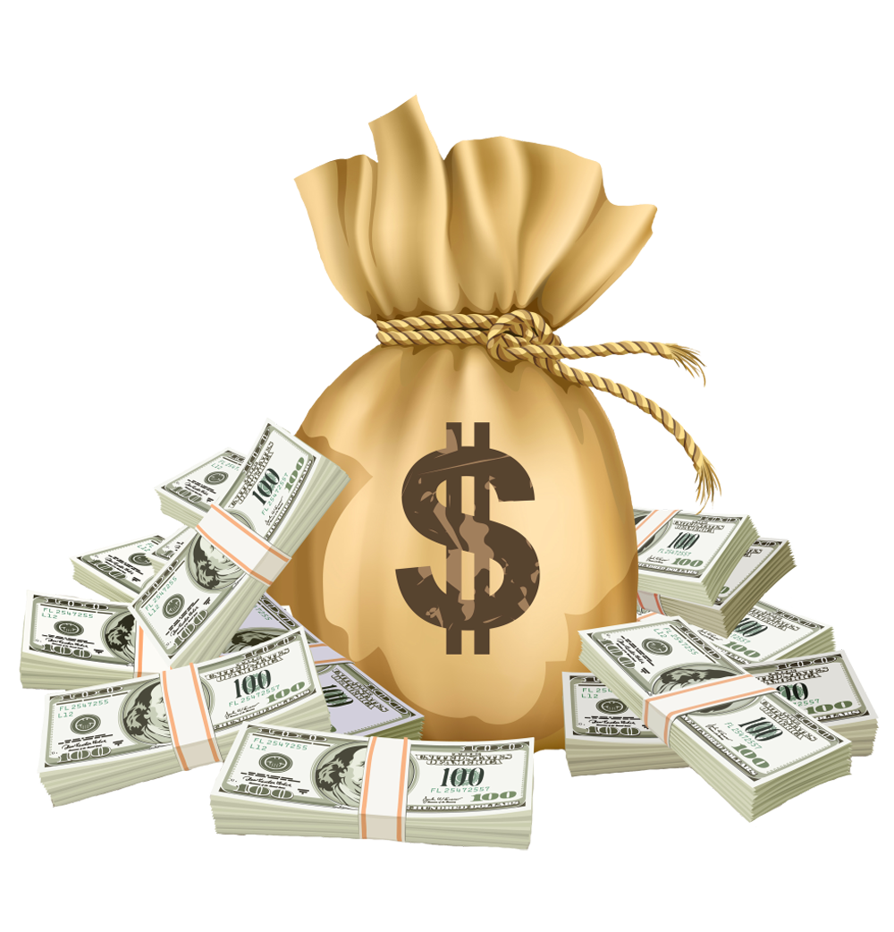 Money Loan Dollar Sign Tips Investment Bank PNG Image