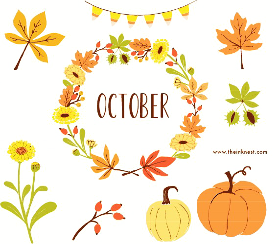 October Free Download PNG HD PNG Image