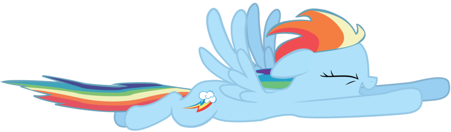 Rainbow Dash Flying PNG Image