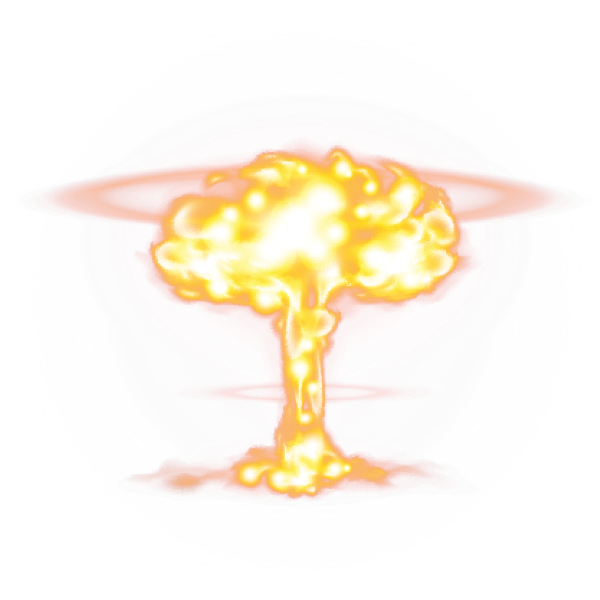 Nuclear explosion PNG Image