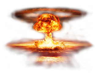 Nuclear explosion PNG Image