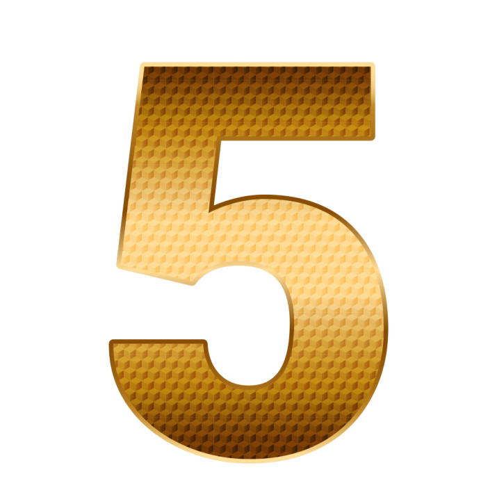 5 Number Download Free Image PNG Image