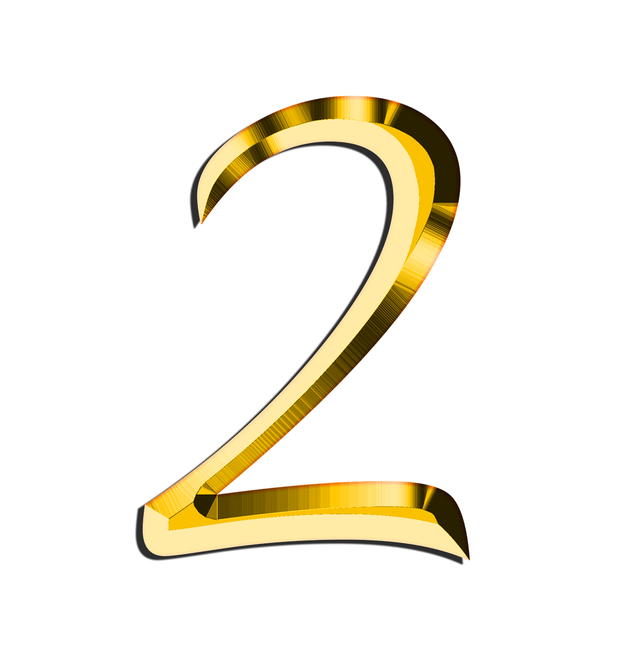 2 Number PNG File HD PNG Image