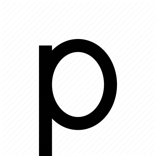 Letter P PNG Image