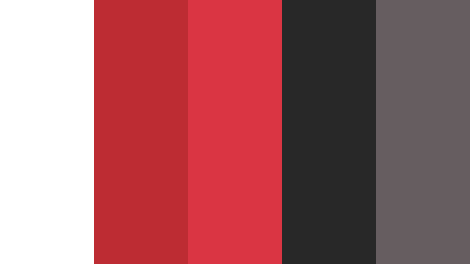 Black to Red Color Palette