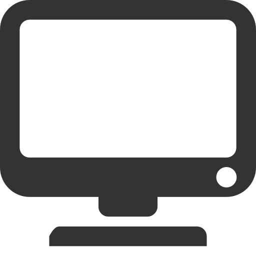 Computer Monitor Icon PNG Image