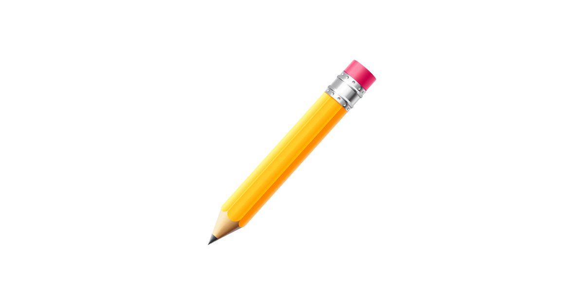 Yellow Pencil Transparent PNG Image