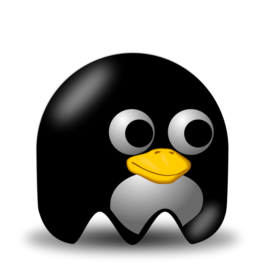 Tux Linux Pac-Man Penguin Free PNG HQ PNG Image