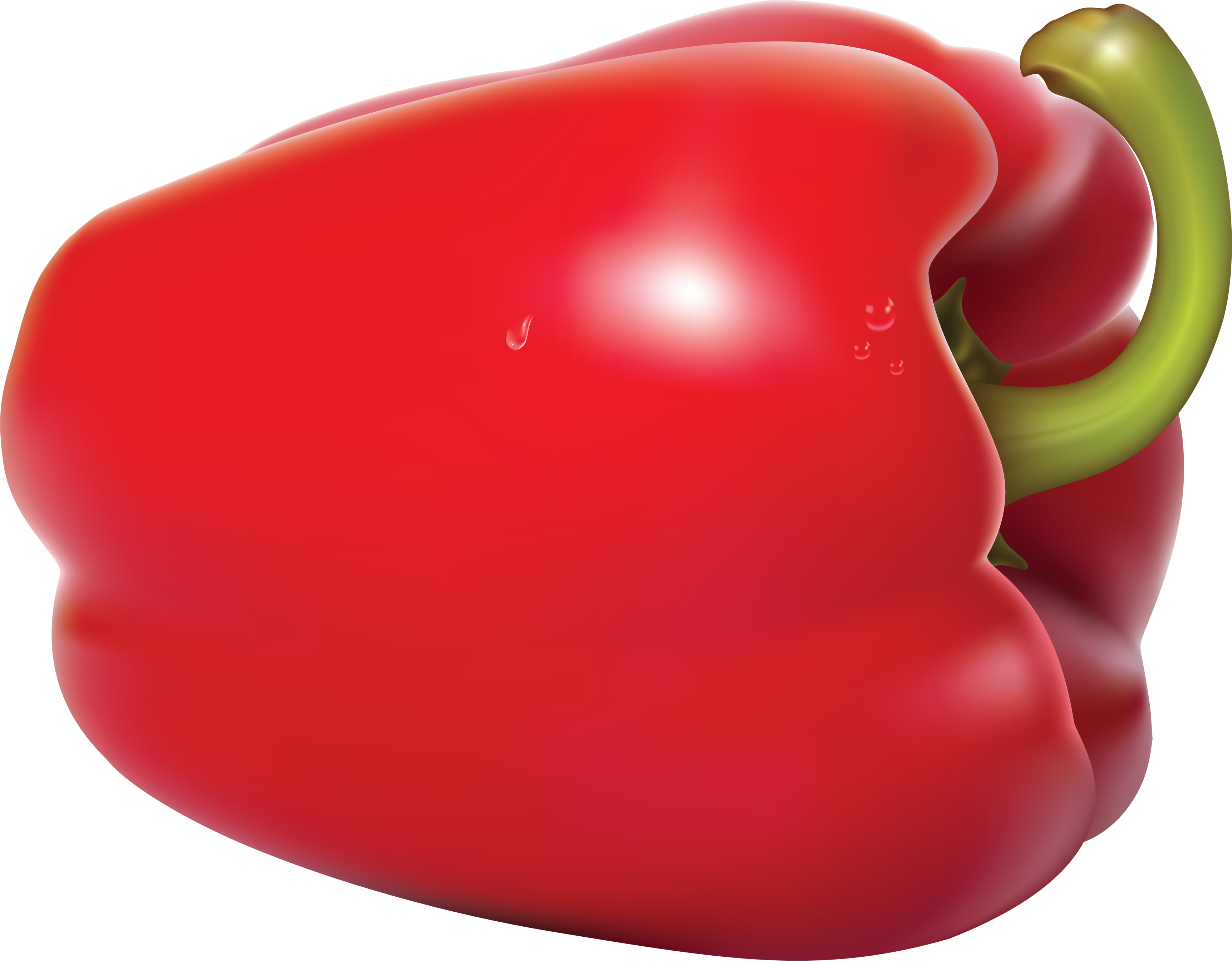 Fresh Pepper Vector Red Bell PNG Image