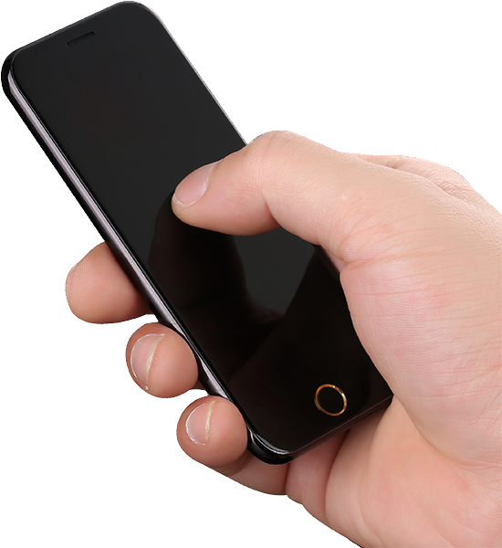 Phone in hand PNG Image