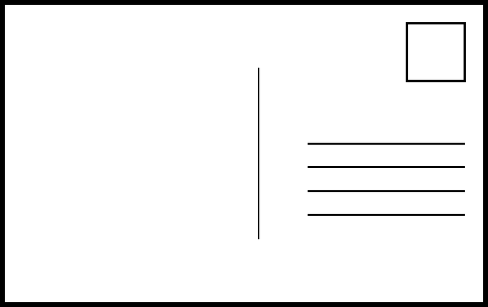 Postcard PNG Image