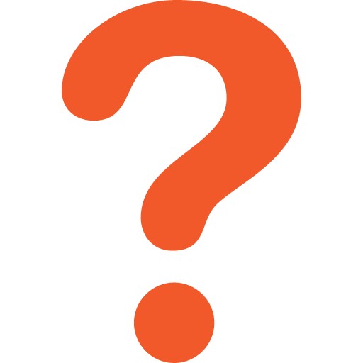 Orange Question mark PNG Image