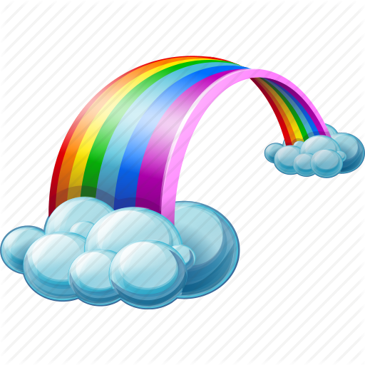 Rainbow Transparent Background PNG Image