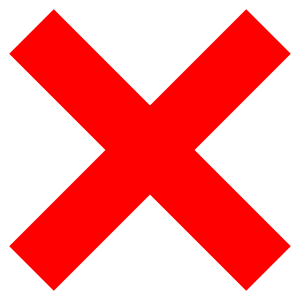 Red Cross Mark Png PNG Image