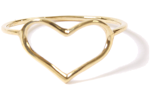 Heart Ring Transparent Background PNG Image