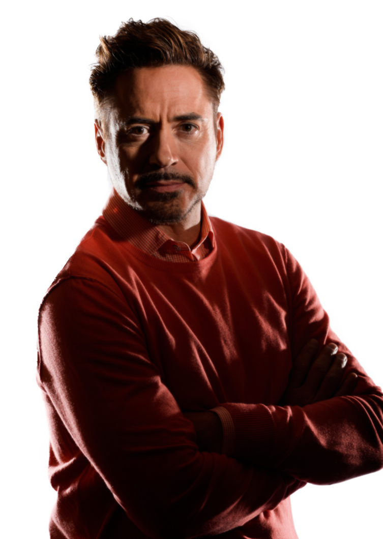 Robert Downey Jr Transparent Background PNG Image